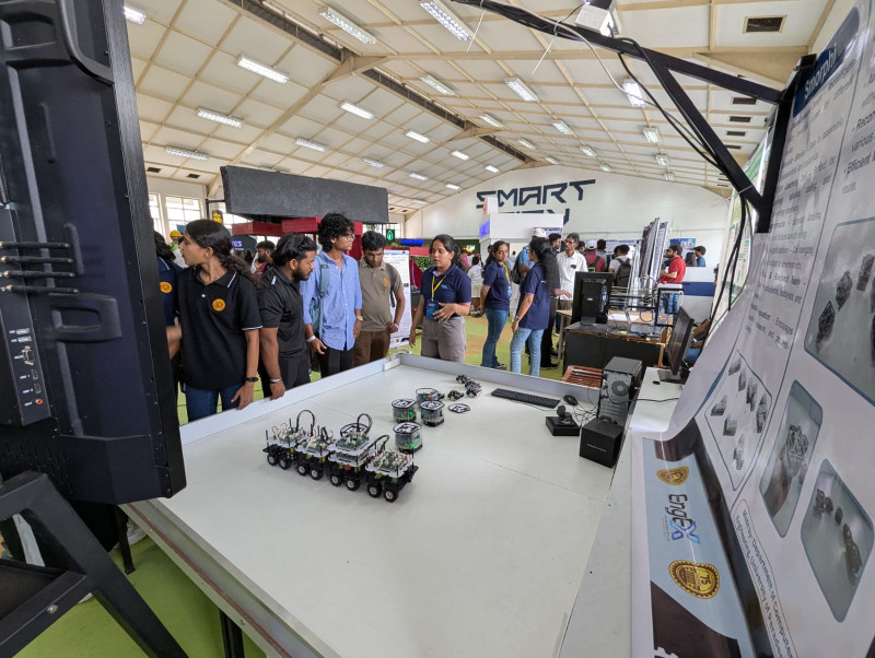 Pera-Swarm: Blending Swarm Robotics and Mixed Reality at EngEx 2025